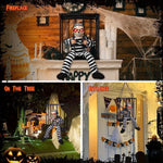 Animierter schreiender Skelett-Hänger mit Bewegungssensor – Halloween-Deko