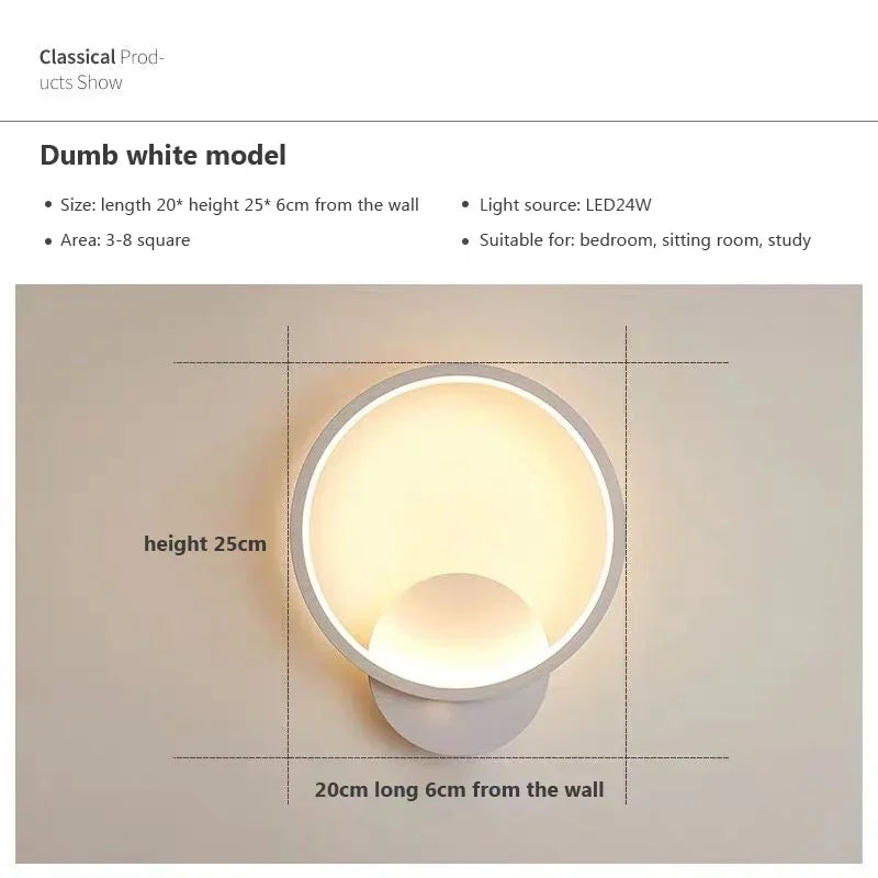 Elegant C-Design LED Wall Light | Minimalist Lighting for Your Home