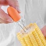 GrillMax Stainless Steel Corn Holder Set | 4 Pairs BBQ Skewers
