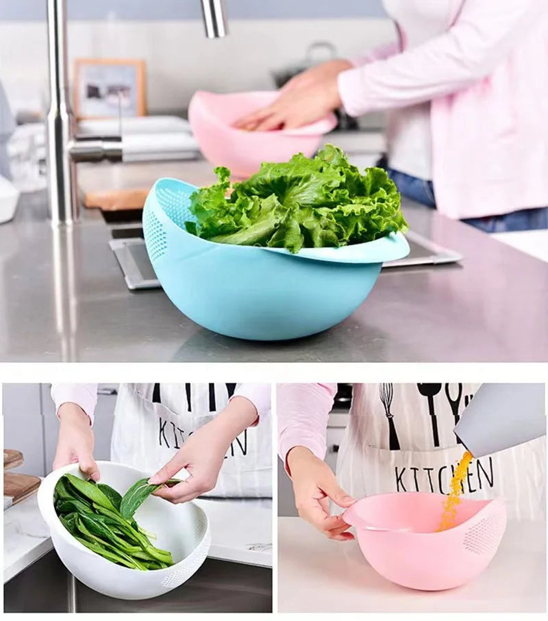 KitchenProfi Rice and Drainer Container | 20 cm Practical Kitchen Sieve
