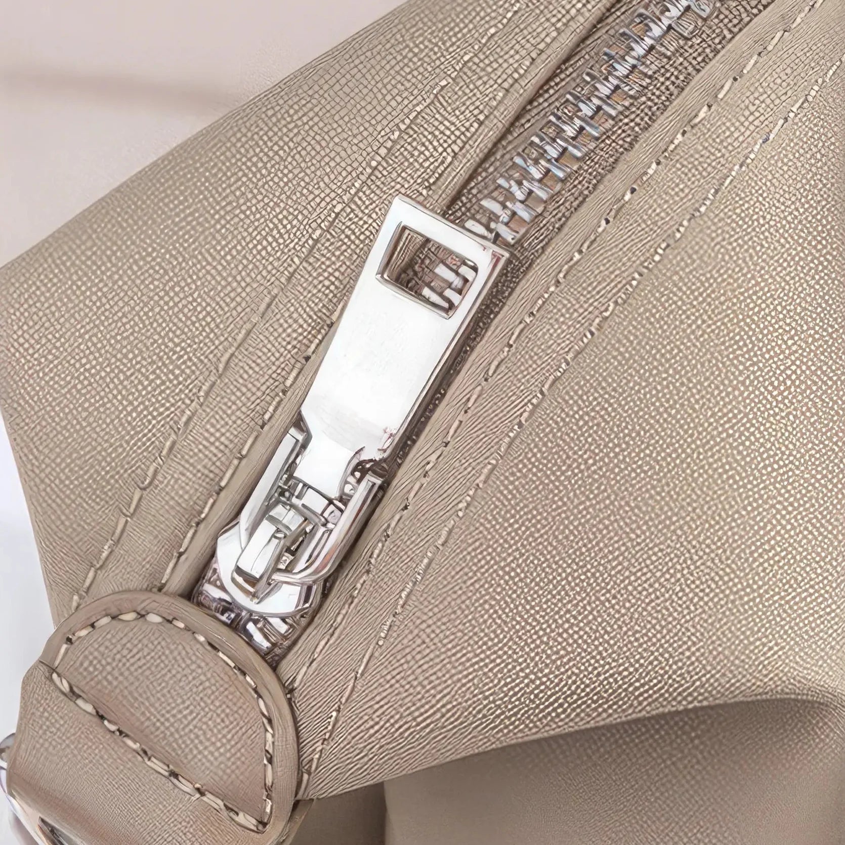 Elegant diaper bag with sophisticated storage space