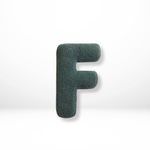 Elegant Velvet Decor Cushion with Letters – Available A to Z