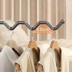 Practical Foldable Stainless Steel Laundry Rack for Travel