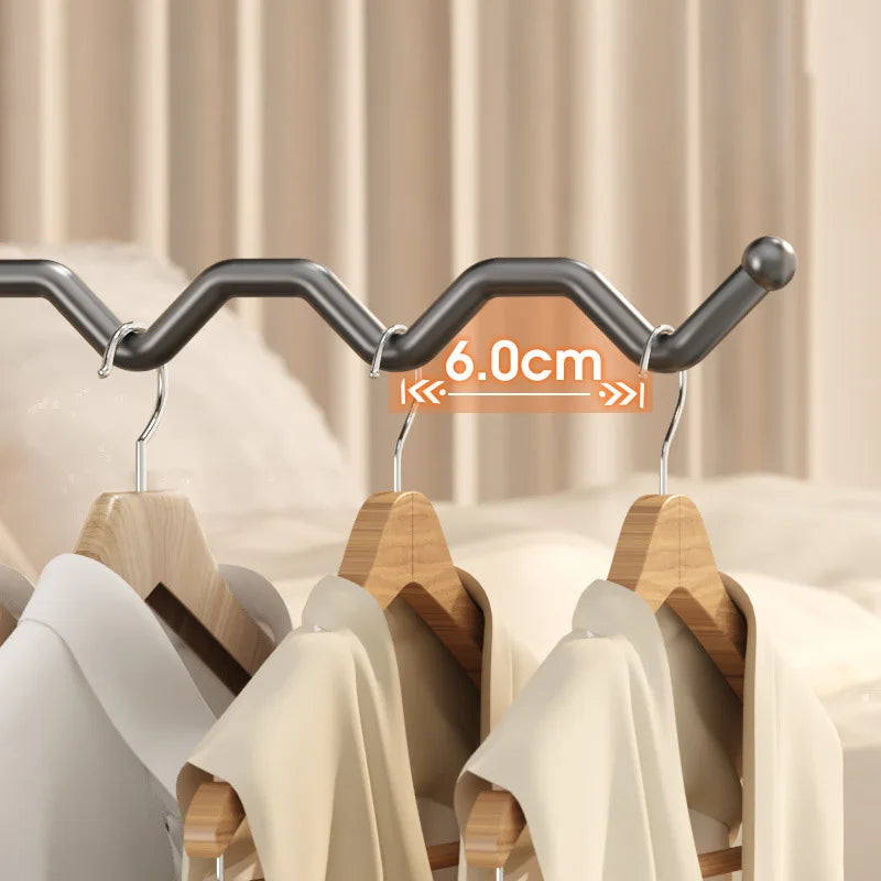 Practical Foldable Stainless Steel Laundry Rack for Travel