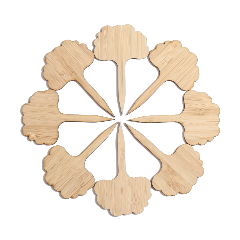 Plant care made easy with flexible wooden markers