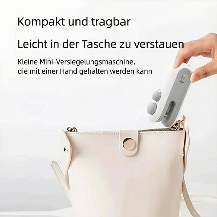 Praktischer Taschenverschluss für frische Lebensmittel