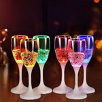 LuminousElegance | LED-Weingläser Set (6 Stück)