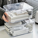 Elegante Acryl-Aufbewahrungsbox | Vielseitiger Organizer für Zuhause