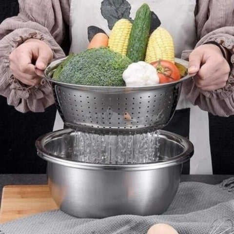 Hochwertiges Edelstahl-Sieb Set für jede Küche