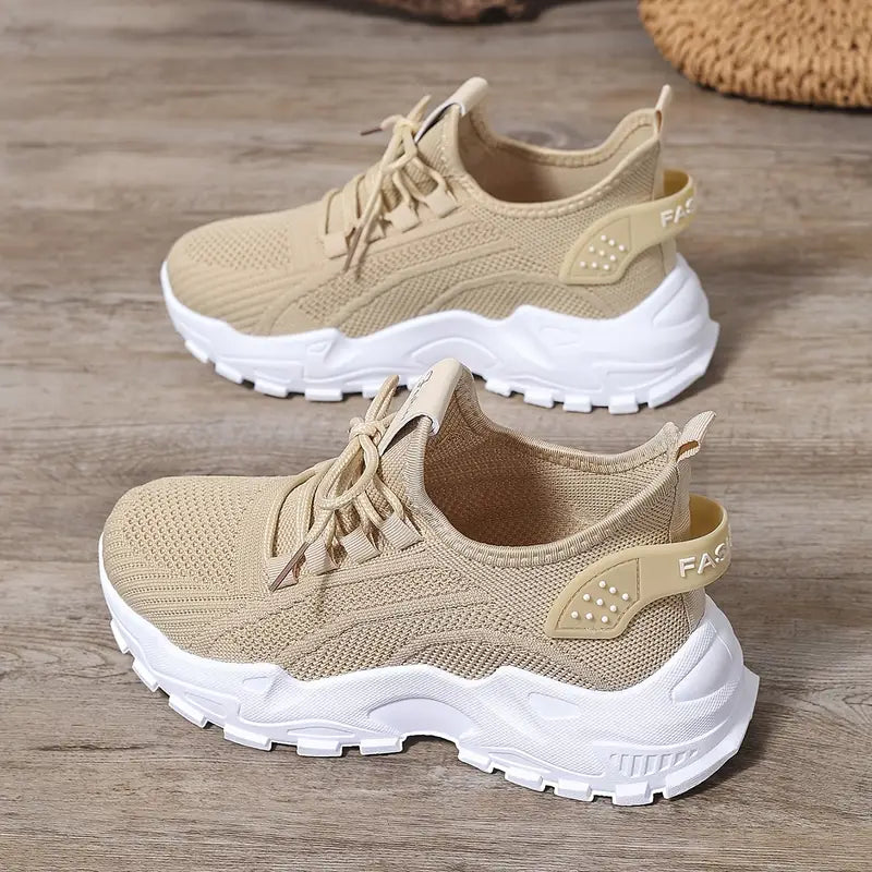 Women's Lightweight Sneakers - Breathable Running Shoes for All Seasons
