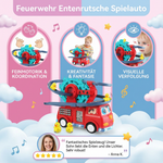 Spielzeugauto mit Feuerwehr-Ente für Kinder