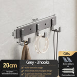 Elegant aluminum wall and door hooks for every room