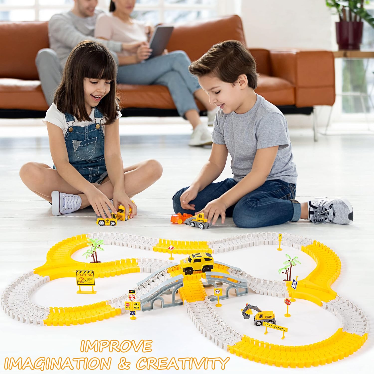 Baustelle Selbst Gestalten – Flexibles Set für Rennstrecken