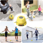 Familienfreundliches Seilspringen für gemeinsamen Spielspaß