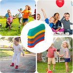 Bunte Balanceblöcke für spielerisches Gleichgewichtstraining