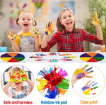 Set mit Fingerfarben für Kinder