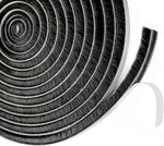 Self-adhesive weatherstrip brush for doors and windows
