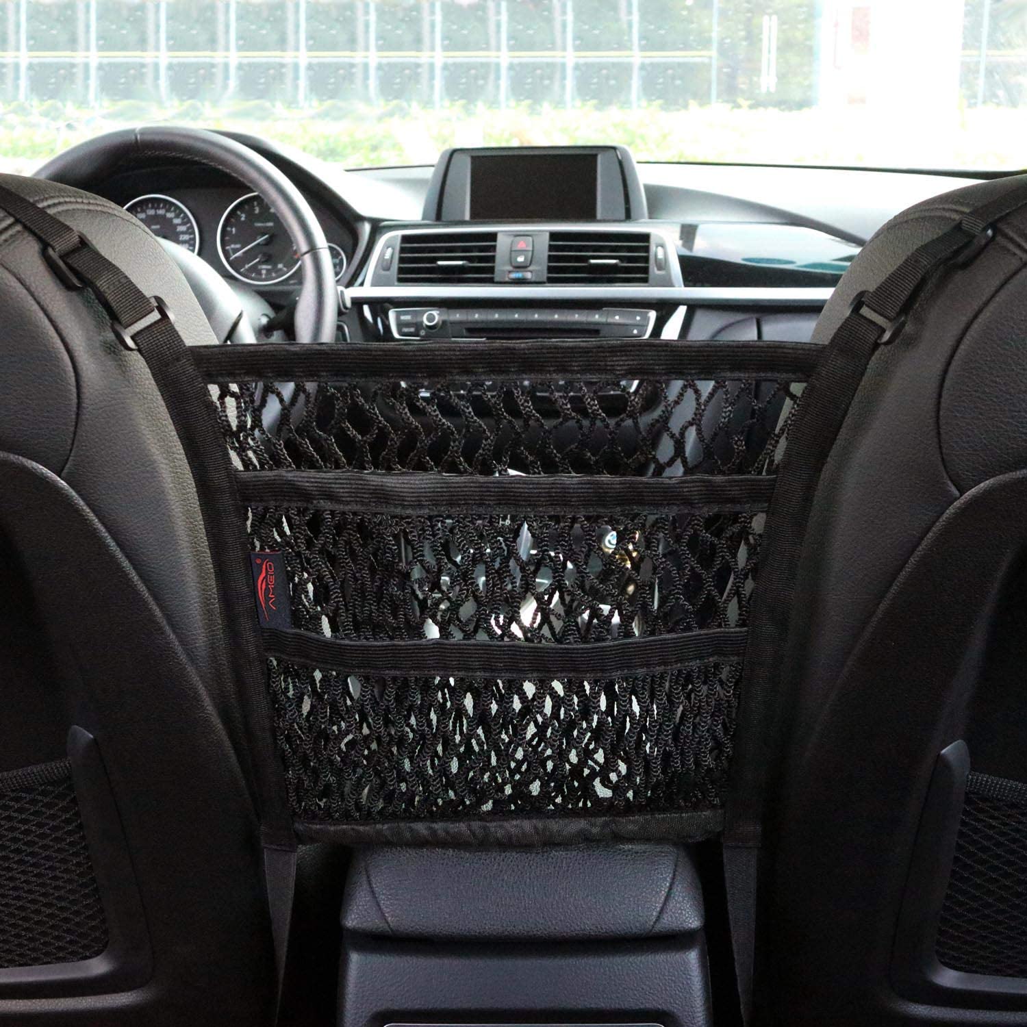 Versatile Car Organizer with 3 Practical Compartments