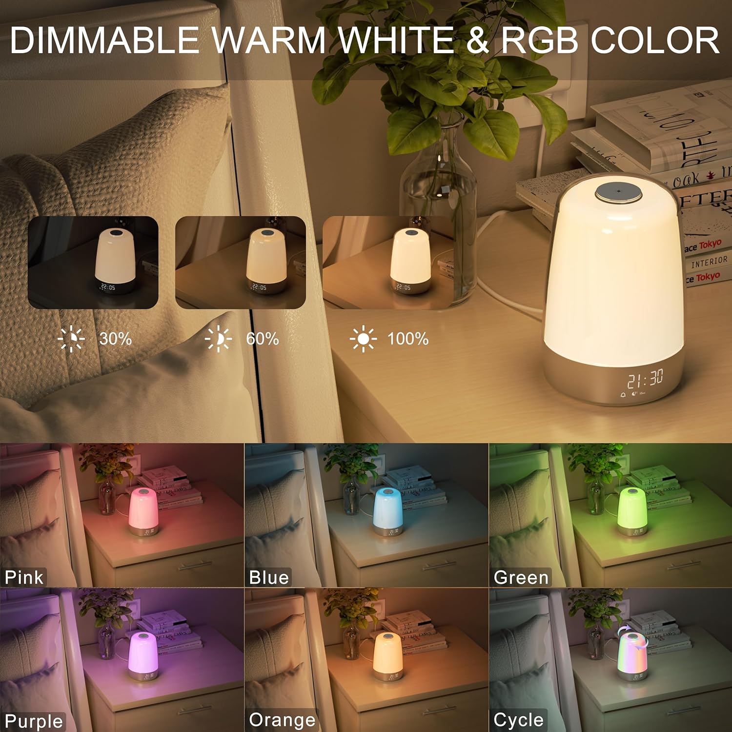 Gentle Wake-Up Light | Awaken Your Senses with Nature Sounds