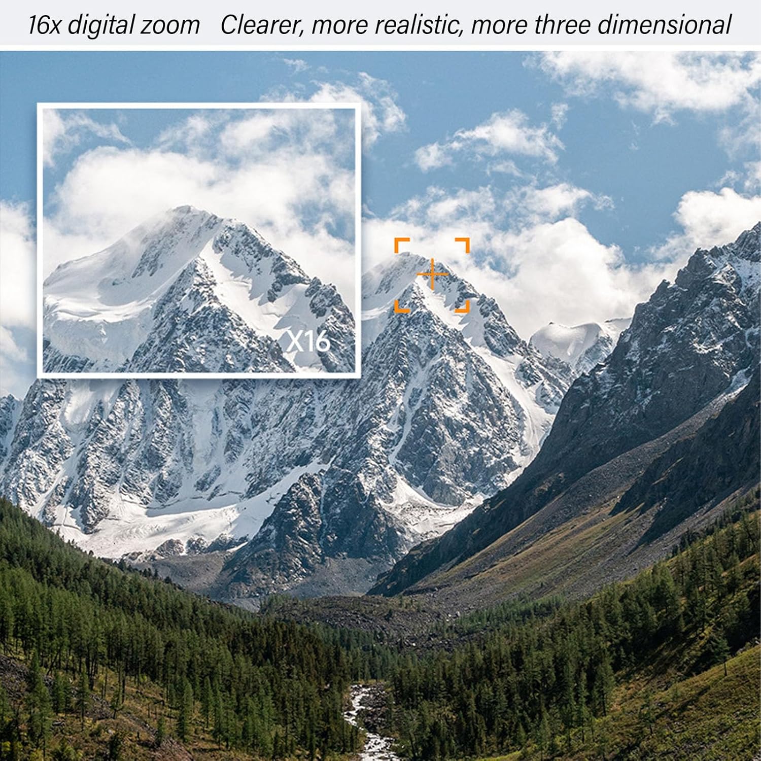 Kompakte 4K Digitalkamera mit 58MP und 16-fach Zoom – SnapView