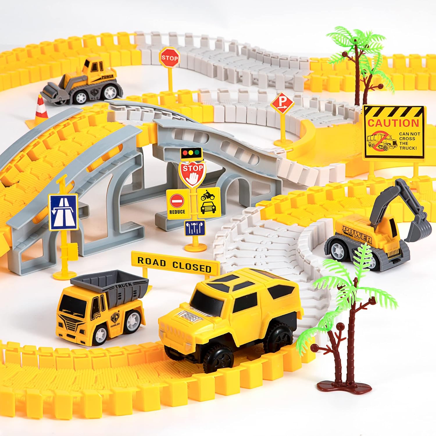 Baustelle Selbst Gestalten – Flexibles Set für Rennstrecken