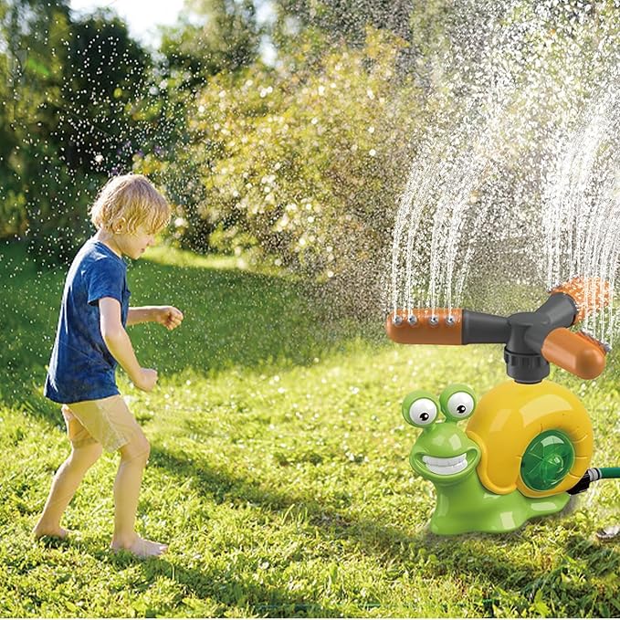 Wasserspielzeug in Schneckenform für Baseball