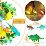 DinoLights | LED Dinosaur String Lights for Kids | Warm White | 1.5 m / 3 m Battery Operated