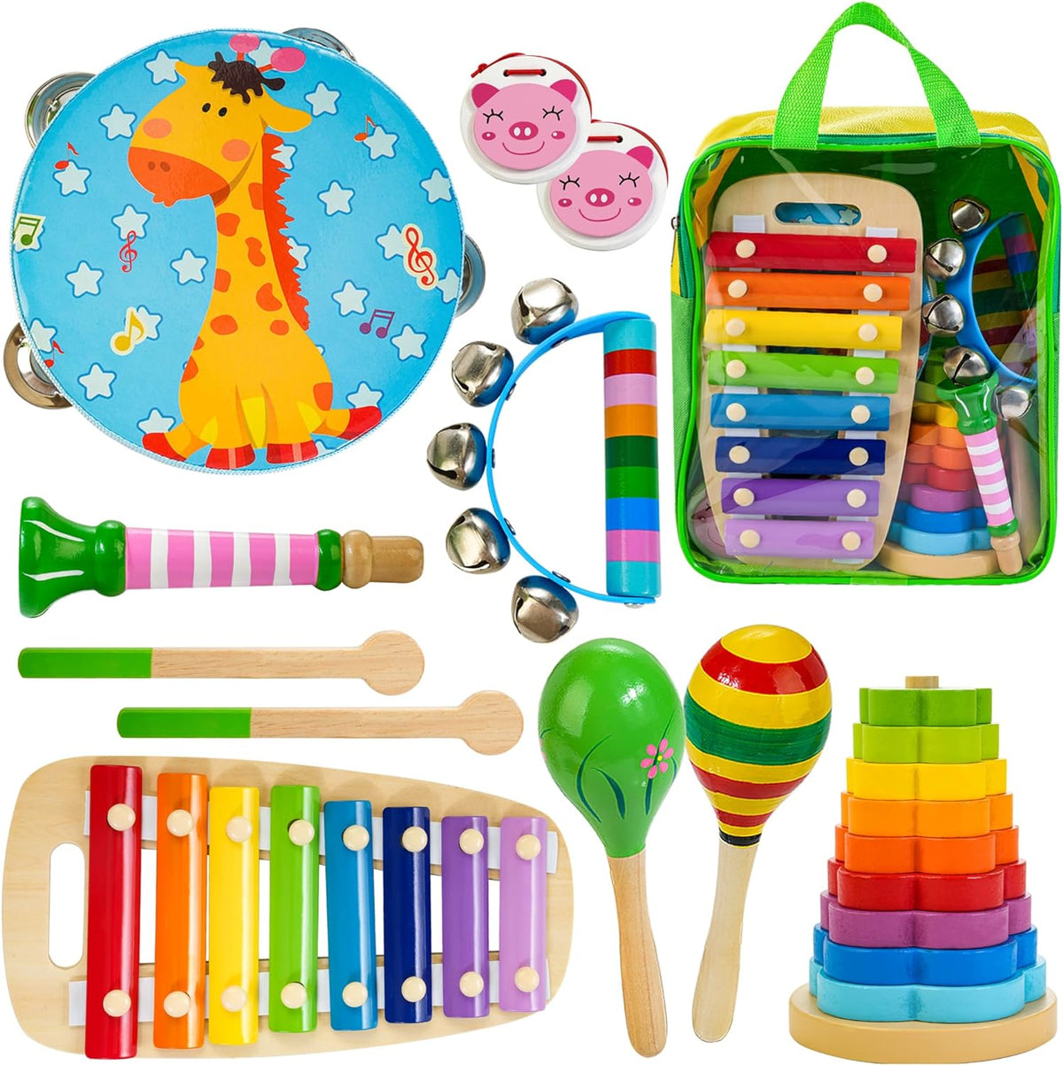 Musical instruments for toddlers in the Montessori style