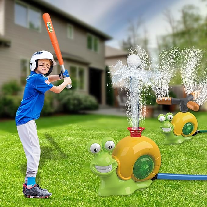 Wasserspielzeug in Schneckenform für Baseball