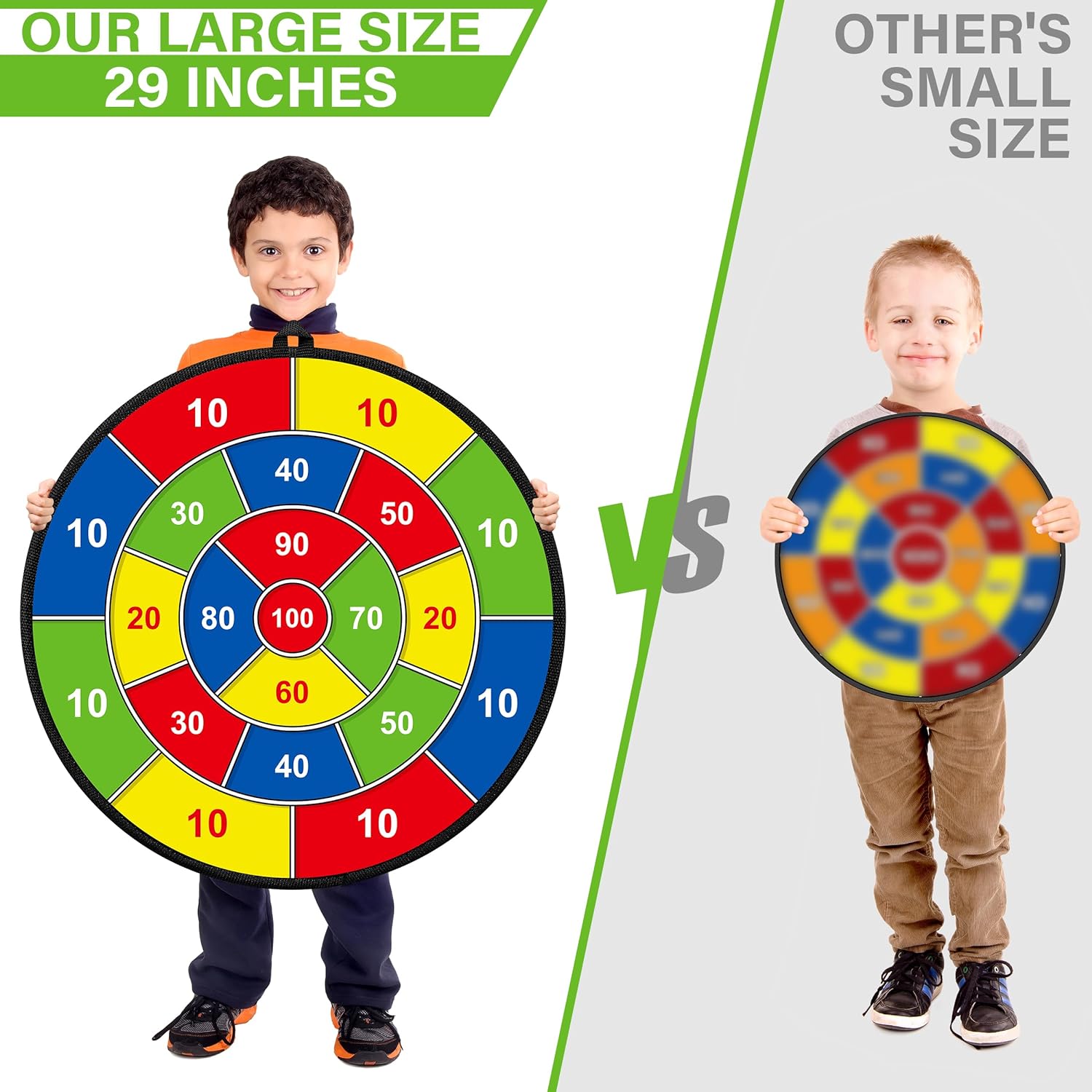 Doppelseitige Dartscheibe für Kinder – Spielen, Lernen, Entspannen