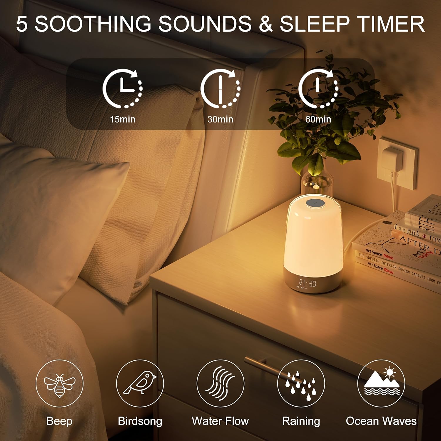 Gentle Wake-Up Light | Awaken Your Senses with Nature Sounds