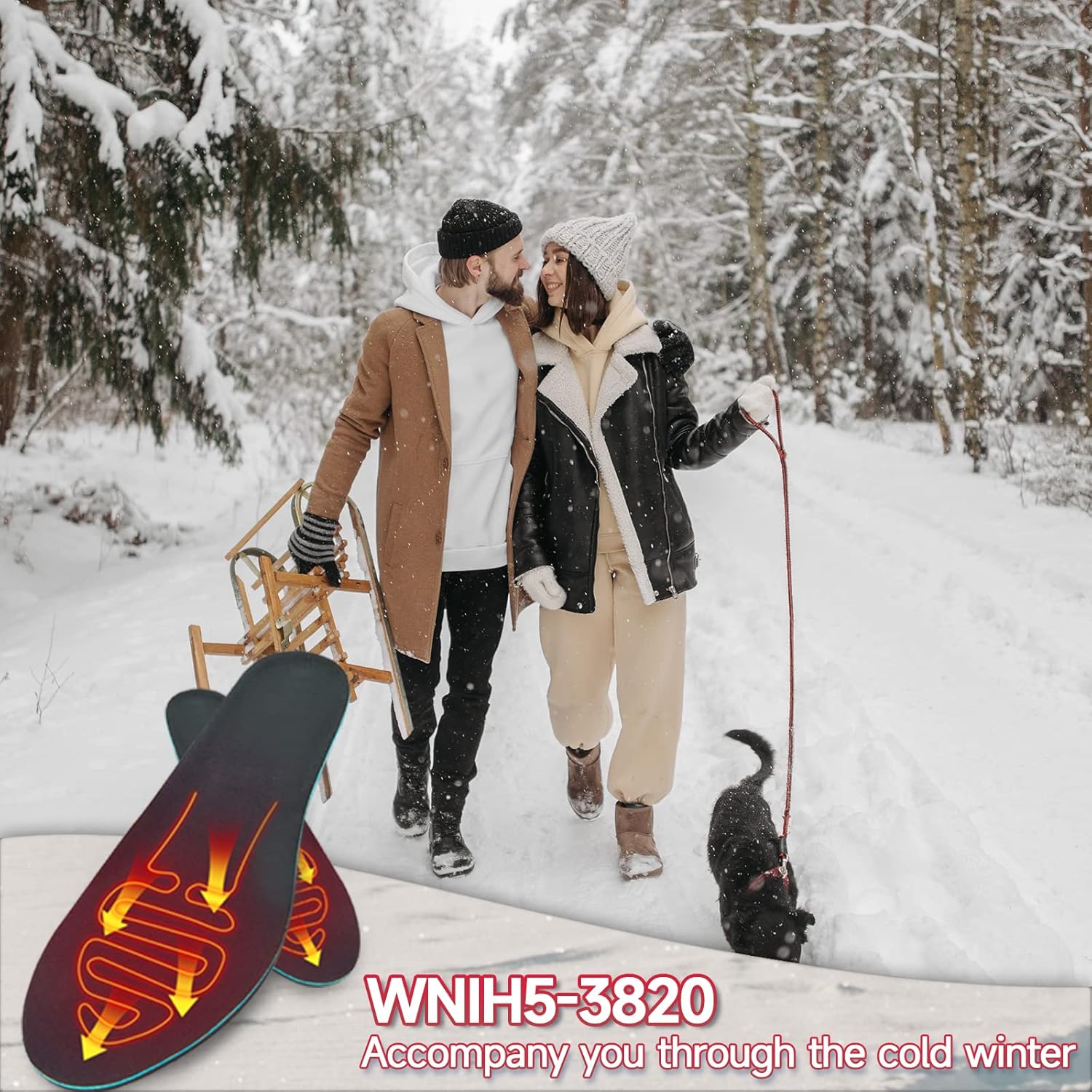 Rechargeable Heated Insoles for Cold Winter Days