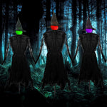 Creepy Light Witches - Set of 3 Luminous Decorative Figurines