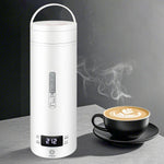 Travel Stainless Steel Kettle – 450ml Portable Tea Maker with Smart Temperature Control