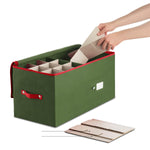 Festliche Aufbewahrungsbox für Weihnachtsdekorationen