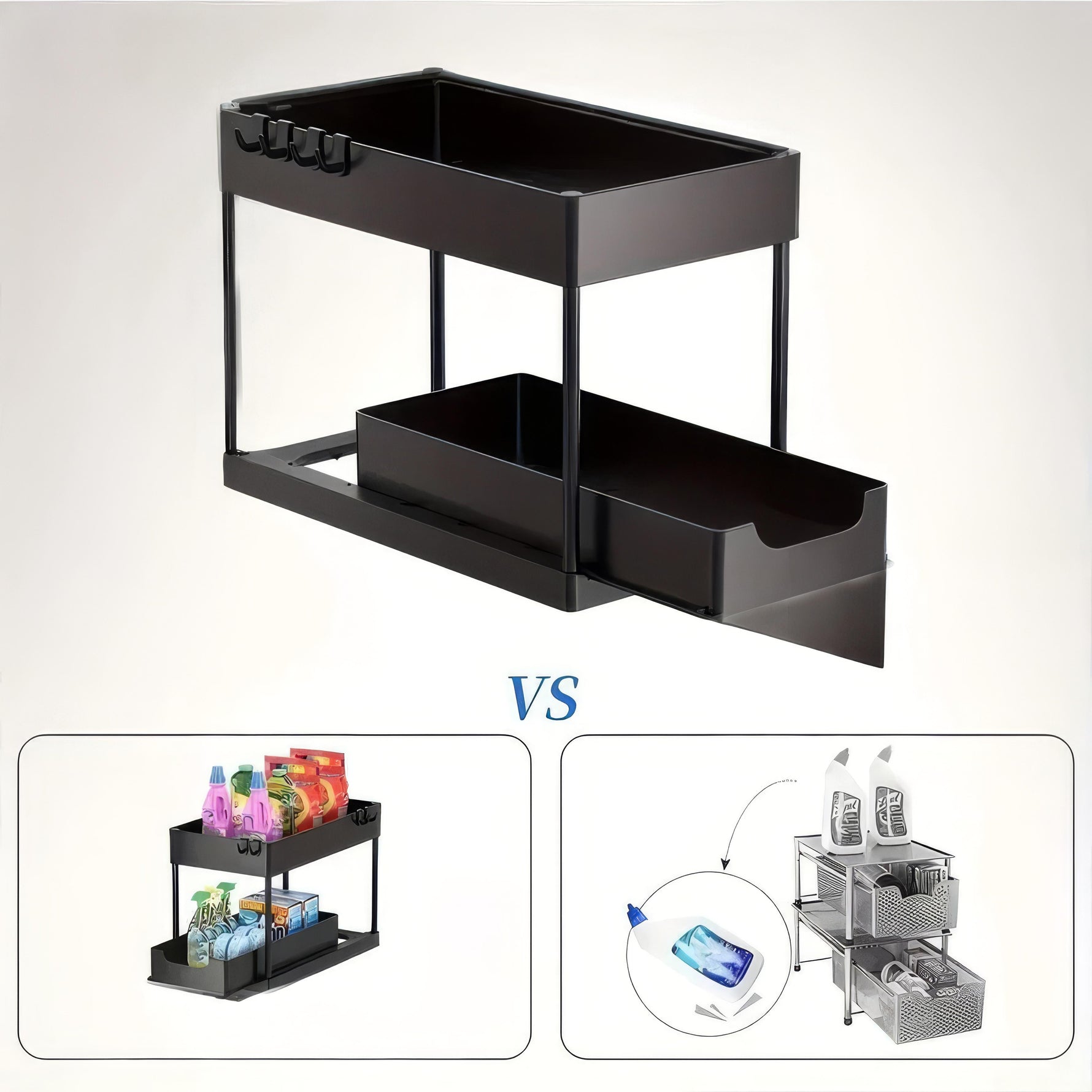 Kitchen organization made easy – Flexible shelf for your kitchen