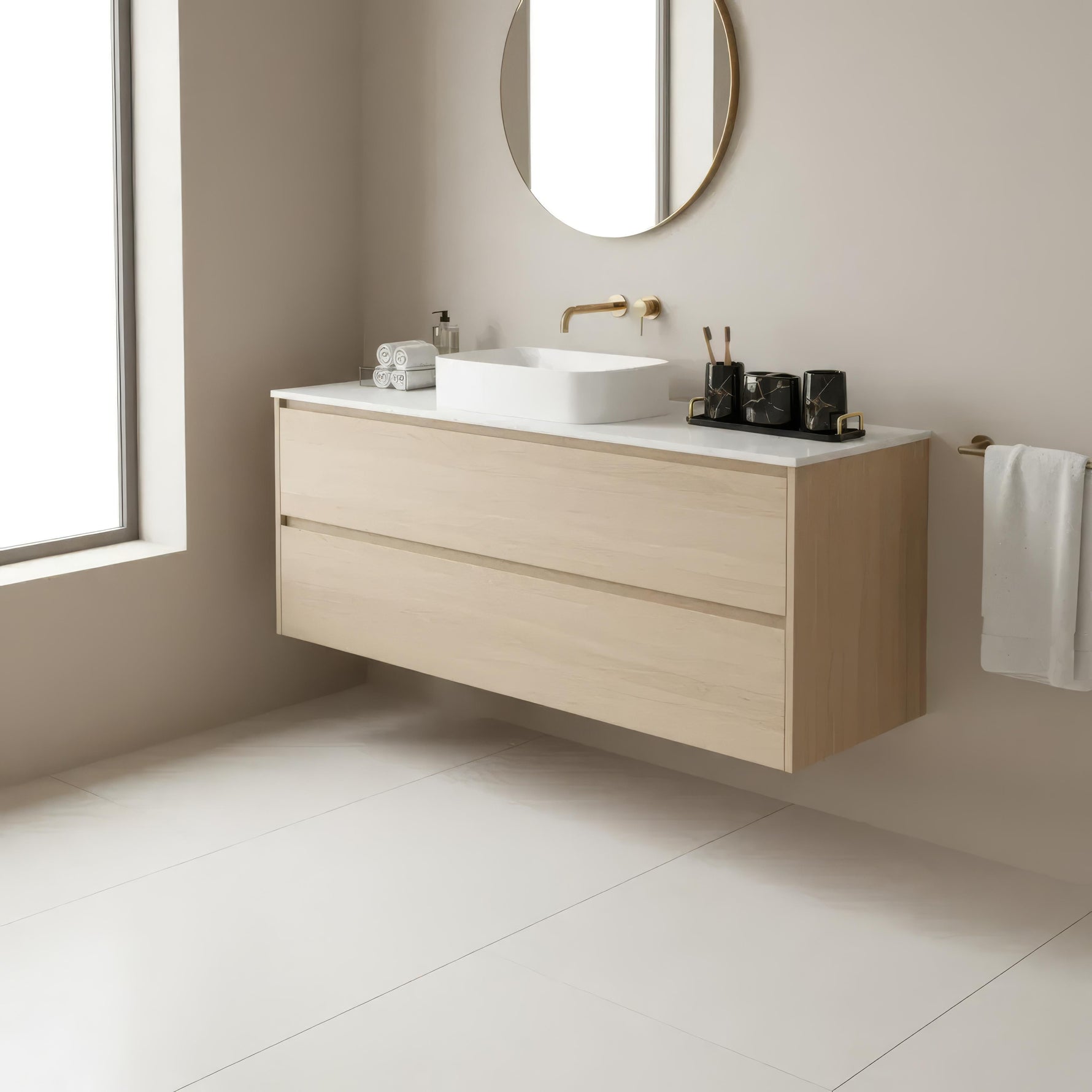 Stylish Ceramic Bathroom Set for Modern Living