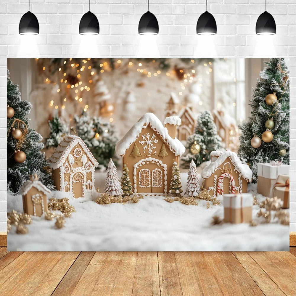 Magical Christmas Photo Background | Festive Scenery for Portraits