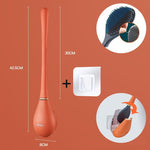 Hygienic Silicone Toilet Brush with a Modern Look