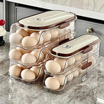 Egg Roller Refrigerator Organizer | Automatic Storage System