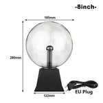 Luminara | Fascinating Plasma Light Sphere with Touch Sensor | LED Lamp with Sound Control | 220V EU Plug | 10–20 cm | Decorative Light for Any Occasion