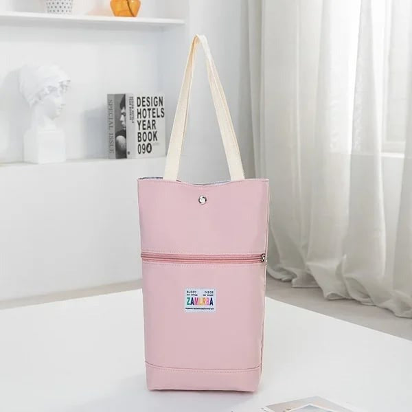 Vielseitige Schultertasche mit Getränkehalter