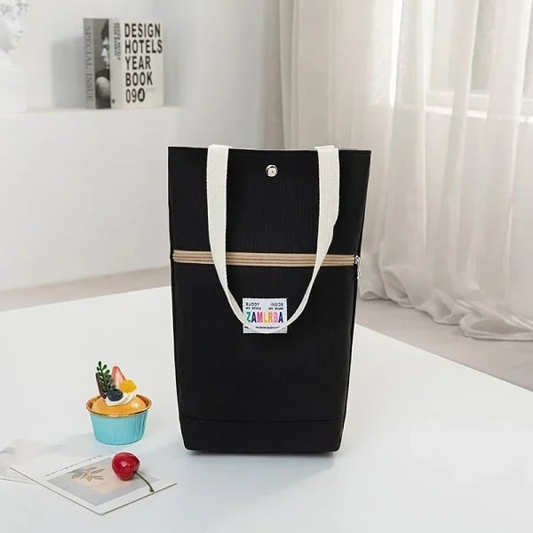 Vielseitige Schultertasche mit Getränkehalter