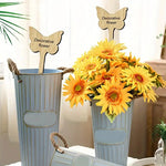 Plant care made easy with flexible wooden markers