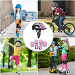 Sicheres Abenteuer-Set für Kinder | 7-teiliges Schutzpaket mit Helm und Schützern