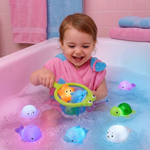 Bunte Schwimmende Tierfiguren für das Bad