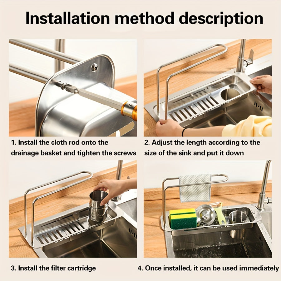 Sink Organizer - Practical Drain Organizer