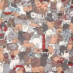 Katzenspaß Puzzle – 135 Teile, Katzenform