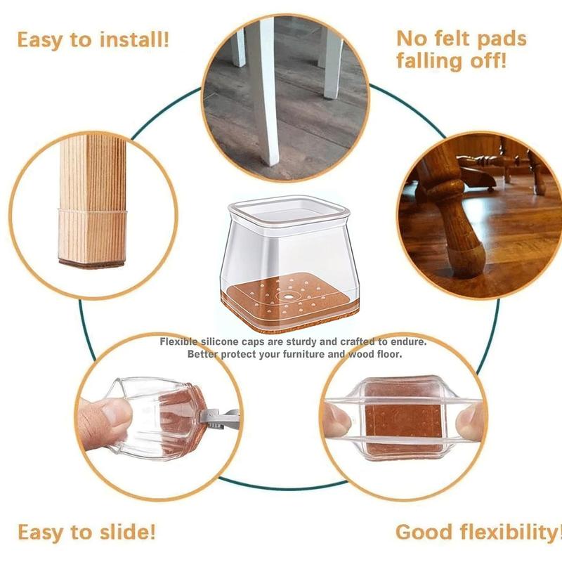 SilentGuard – Gentle Chair Glides for Scratch-Free Floors