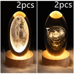 3D Kristalllicht mit LED für eine entspannte Atmosphäre